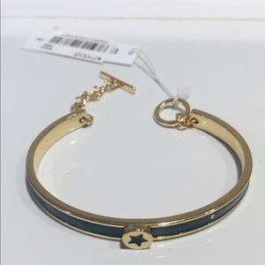NWT BCBG Generation fantasy gold/black bangle